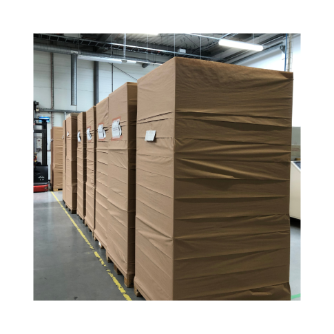 We are giving up stretch film in palletizing our products